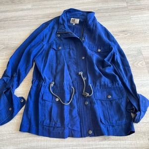 Blue Tensel Utility Jacket